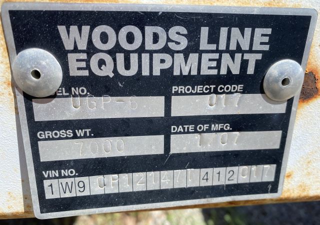 2007 Woods UGP-6 Cable Puller (940578) - Image 8