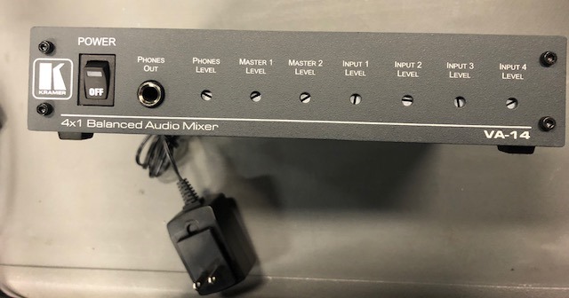 Kramer VA 14 4x1 Balanced Audio Mixer
