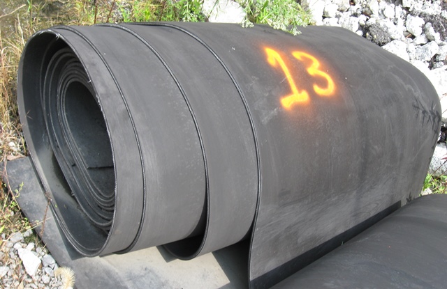 Fabric Conveyor Belt 60 in. Approx. 70 ft, Roll No. 13