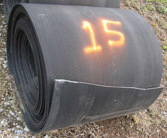 Fabric Conveyor Belt 35 in. Approx. 120 ft, Roll No. 15