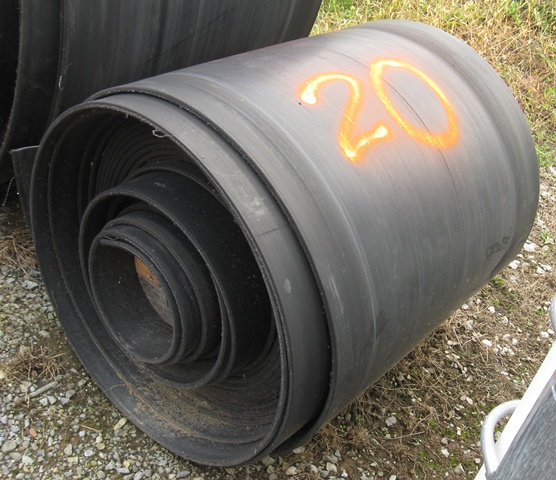 Fabric Conveyor Belt 35 in. Approx. 110 ft, Roll No. 20