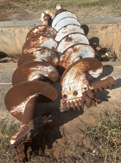 Two (2) 20 In x 7 ft Augers