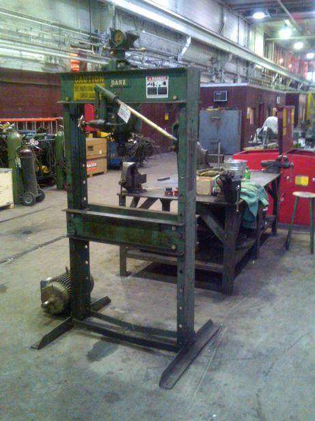 Drake Hydraulic Press 50 Ton Capacity