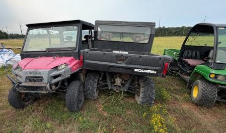 Lot of 3 Utility Vehicles - (2) Polaris Ranger 800 Crew Cab & (1) John Deere Gator - Image 2
