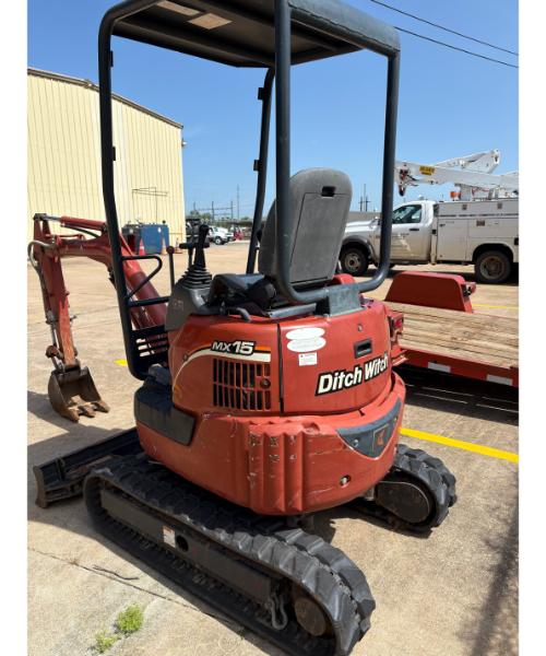 2004 Ditch Witch MX15 Mini Excavator with Ditch Witch Equipment Trailer (911322 & 980295) - Image 4