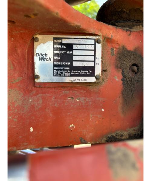 2004 Ditch Witch MX15 Mini Excavator with Ditch Witch Equipment Trailer (911322 & 980295) - Image 7