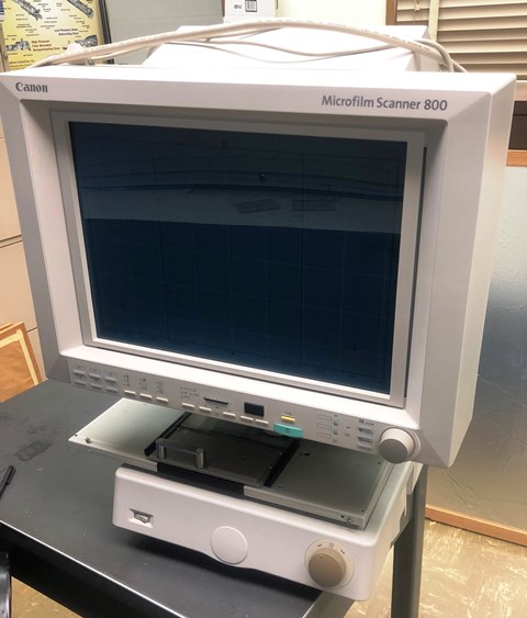 Canon Model M31021 Microfilm Scanner 800