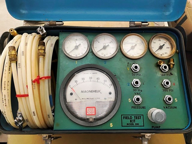 Field Test Unit Box Field Test Kit, Model 200