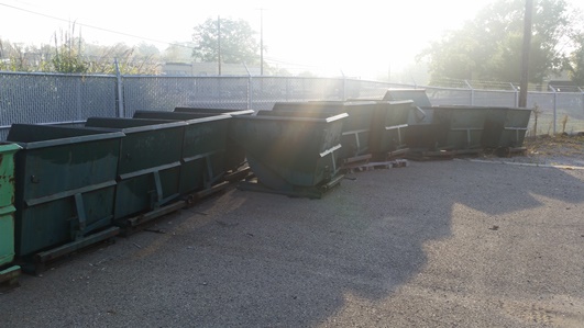 Two (2) self dumping hoppers; Lot A